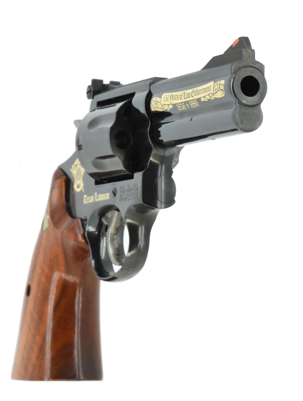 Smith & Wesson 586 357mag 4-in Texas Lawman 1986 Clint Peoples Presentation-img-10