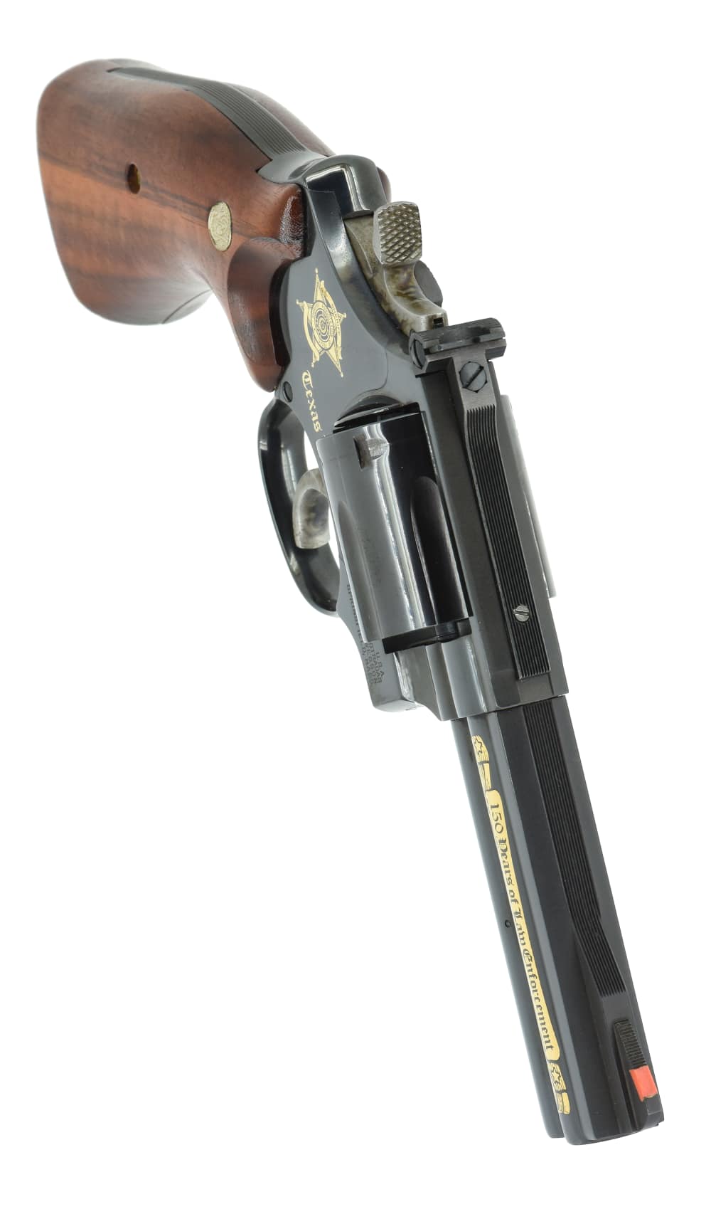 Smith & Wesson 586 357mag 4-in Texas Lawman 1986 Clint Peoples Presentation-img-3