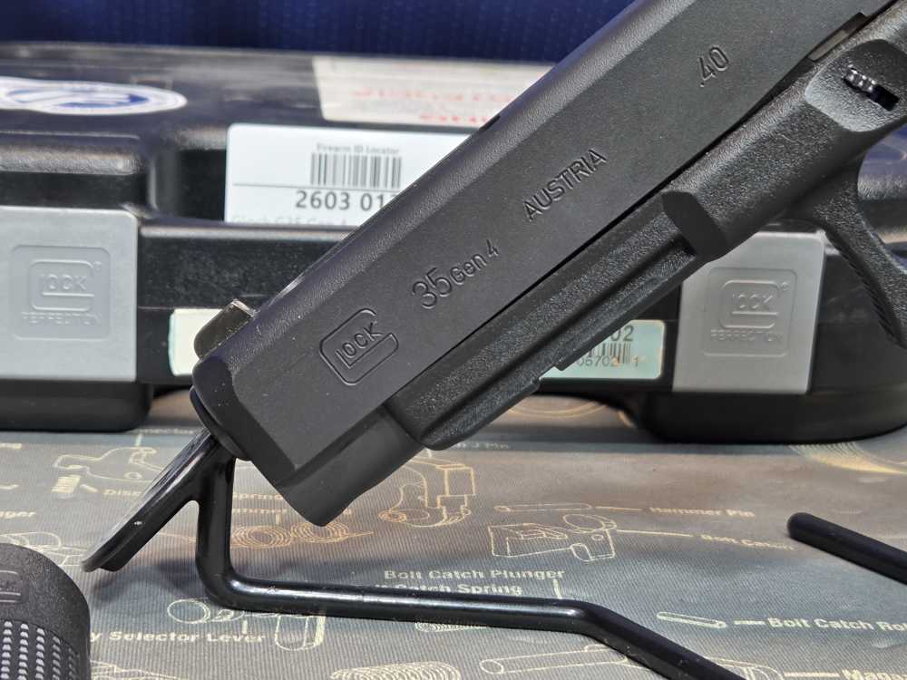 Penny Auction! Glock 35 Gen 4 .40 S&W Semi-Automatic Pistol 5.31" Barrel-img-1