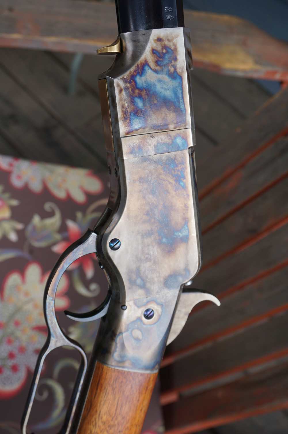 Cimarron Italian Henry model 1860 44-40 24 Inch Iron Frame Case Color -img-22