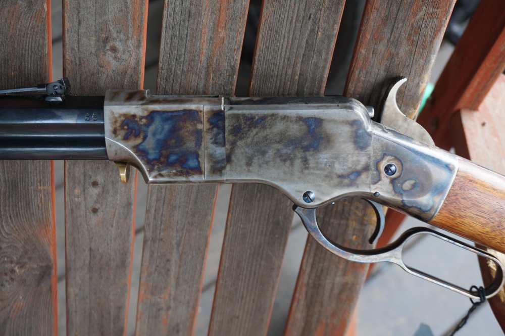Cimarron Italian Henry model 1860 44-40 24 Inch Iron Frame Case Color -img-12
