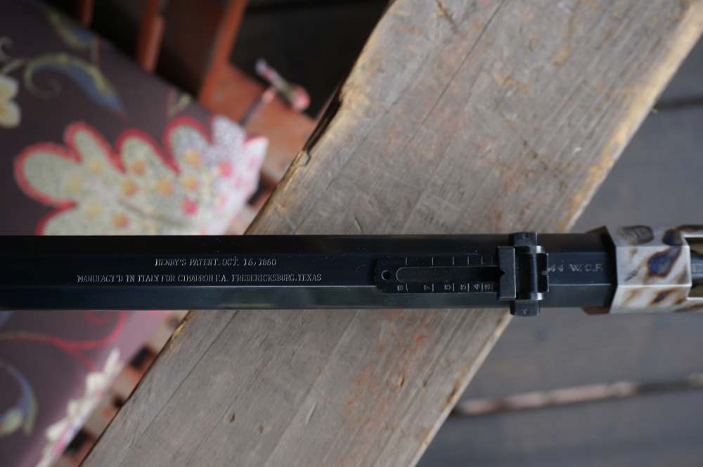 Cimarron Italian Henry model 1860 44-40 24 Inch Iron Frame Case Color -img-19