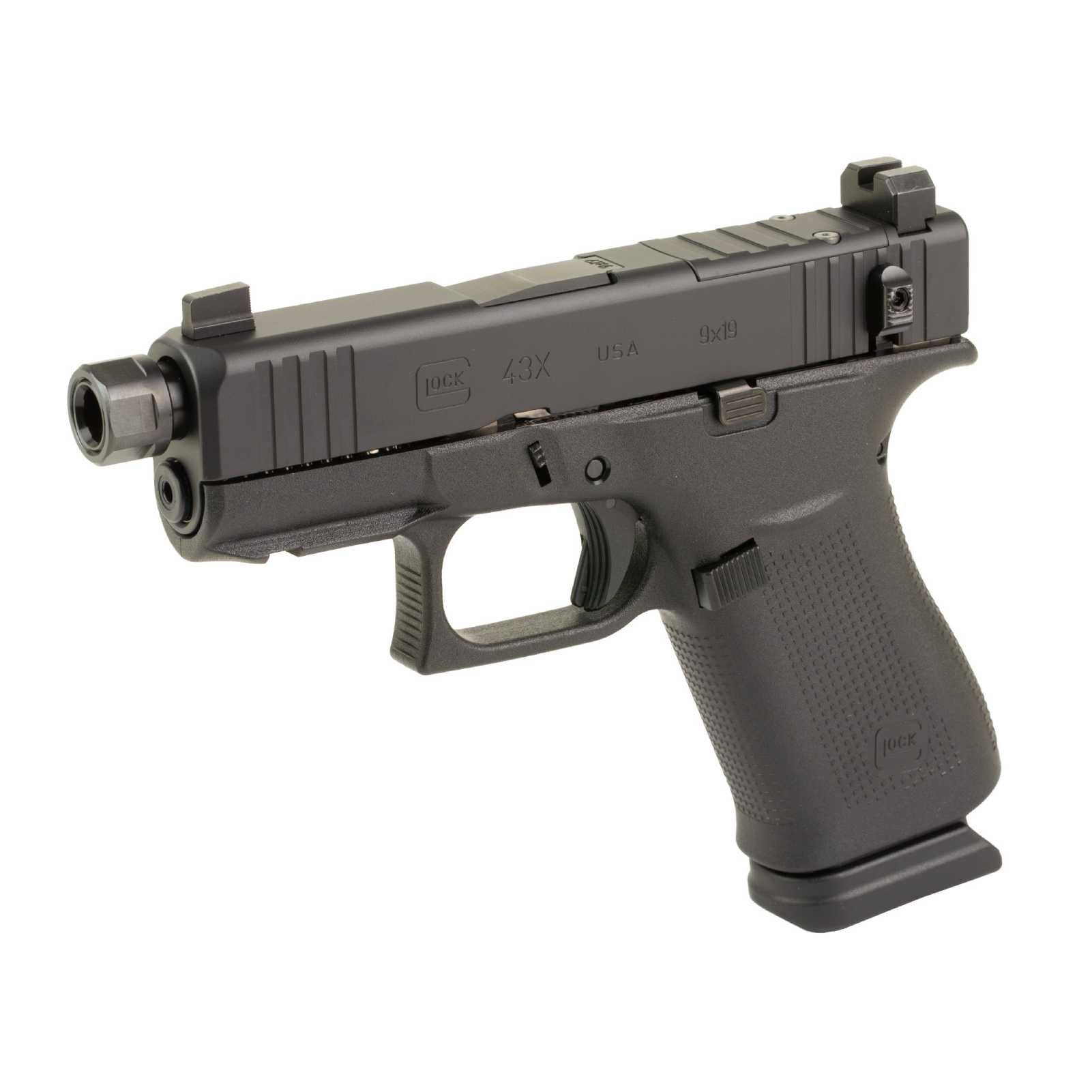 GLOCK 43X 9mm 3.92in 15rd Black Striker-Fired Pistol GLUX4350204R15PUPBKSCT-img-2