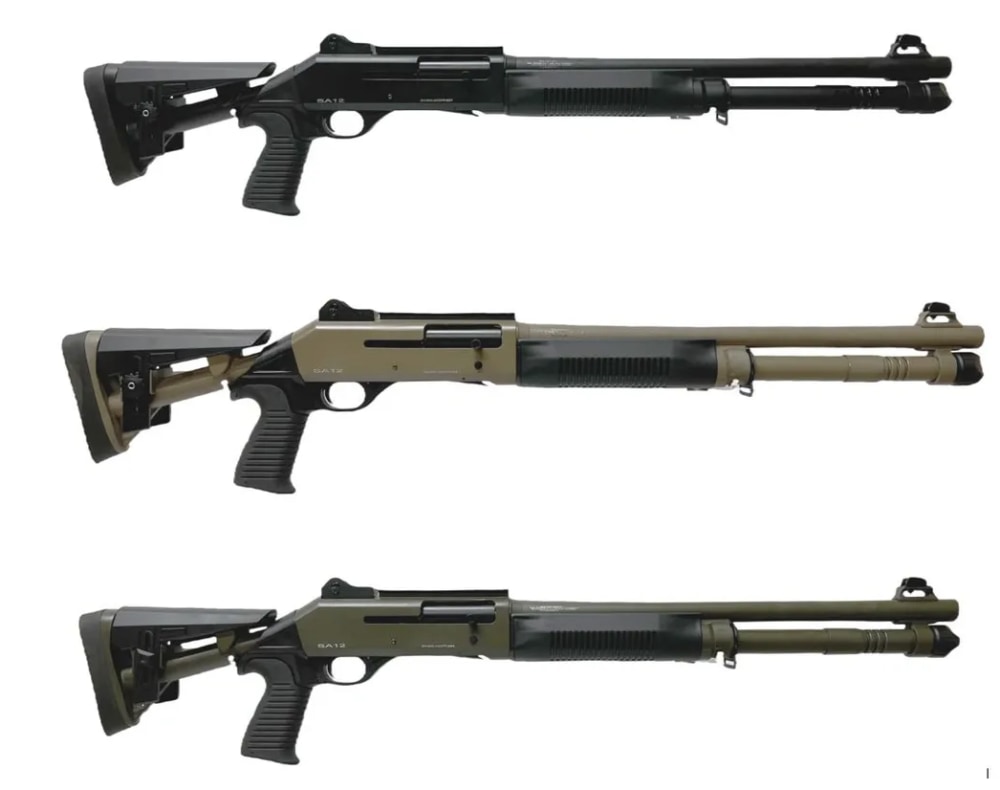 CDA SA12 M4 Tactical Semi-automatic Shotgun-img-0