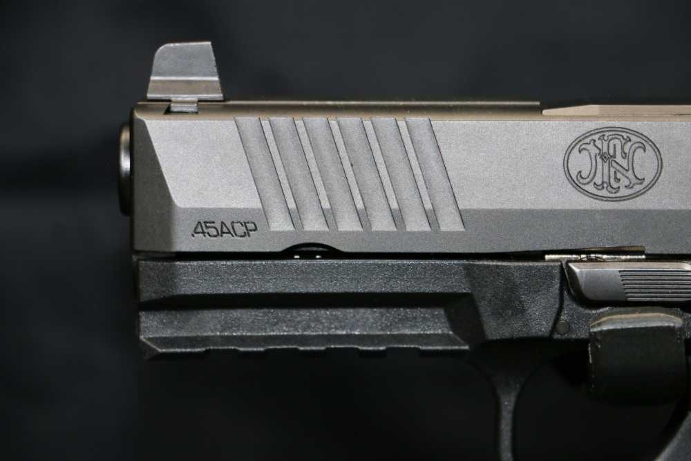NEW! FNH 545 MRD 45ACP 4.1" 2-15rd Pistol Black 66-101387-img-1