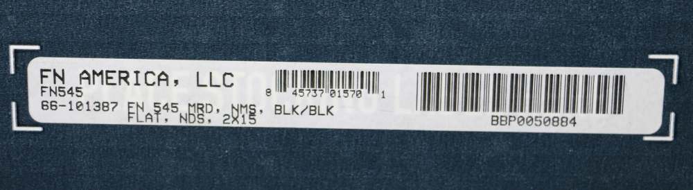 NEW! FNH 545 MRD 45ACP 4.1" 2-15rd Pistol Black 66-101387-img-28