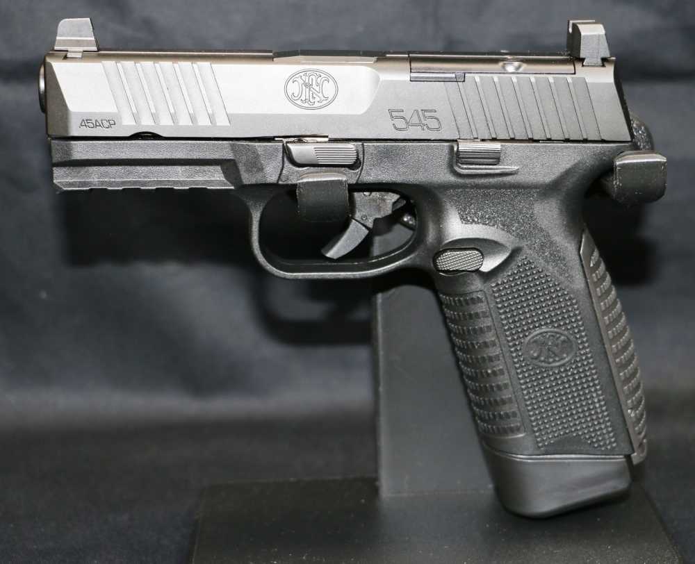 NEW! FNH 545 MRD 45ACP 4.1" 2-15rd Pistol Black 66-101387-img-0