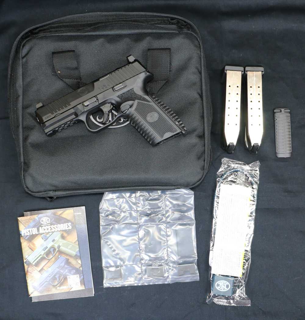 NEW! FNH 545 MRD 45ACP 4.1" 2-15rd Pistol Black 66-101387-img-25