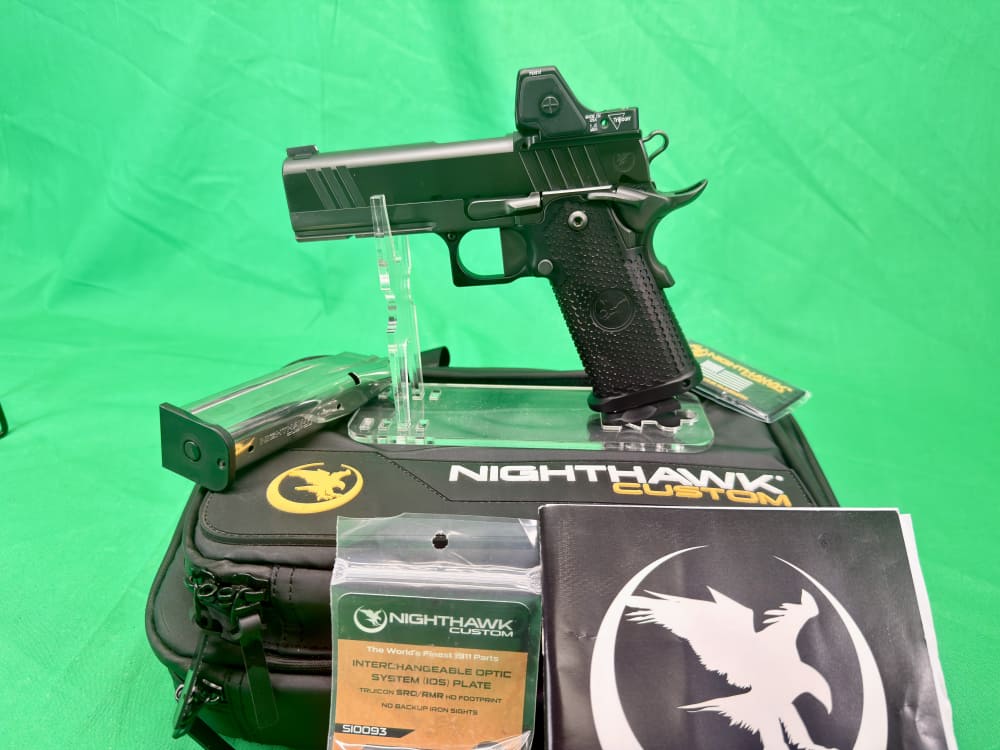 Nighthawk Custom TRS Commander Polished DLC Fluted RMR HD 9mm LNIB 2011-img-0
