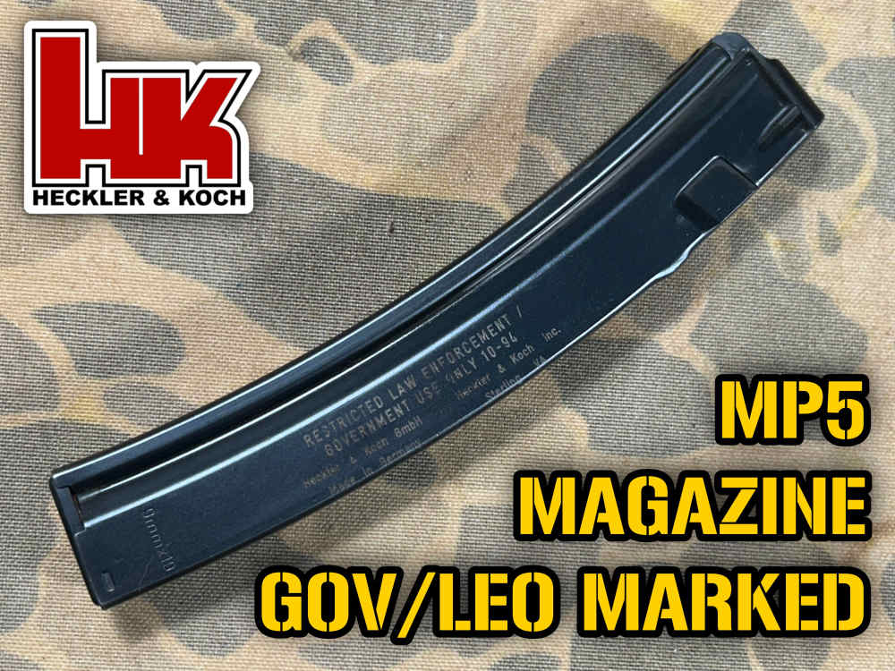 HK MP5 9MM Magazine RESTRICTED LEO GOV Heckler Koch Hk94 SP5 MKE zenith PTR-img-0