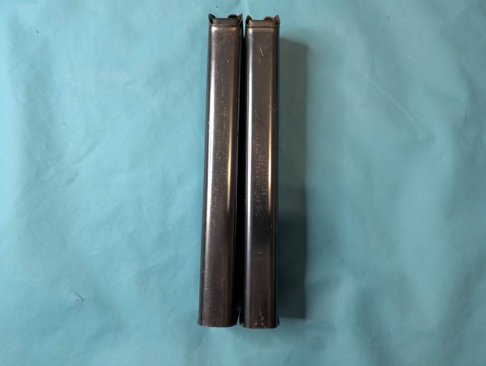 TWO WW2 Thompson 45 ACP 30 Round Stick Magazine Seymour Products Co Crosby-img-1