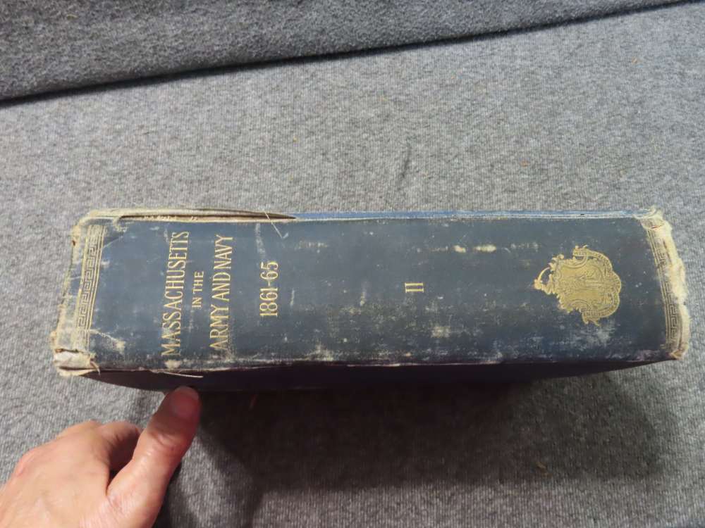 MASSACHUSETTS IN THE ARMY & NAVY 1861-1865 MUCH INFO-1895 DATED REFERENCE-img-3