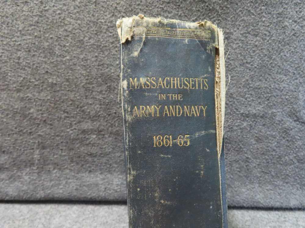 MASSACHUSETTS IN THE ARMY & NAVY 1861-1865 MUCH INFO-1895 DATED REFERENCE-img-0