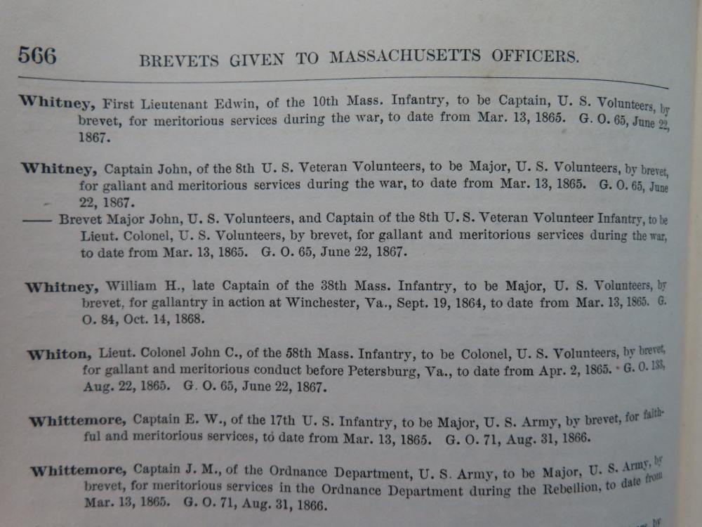 MASSACHUSETTS IN THE ARMY & NAVY 1861-1865 MUCH INFO-1895 DATED REFERENCE-img-10