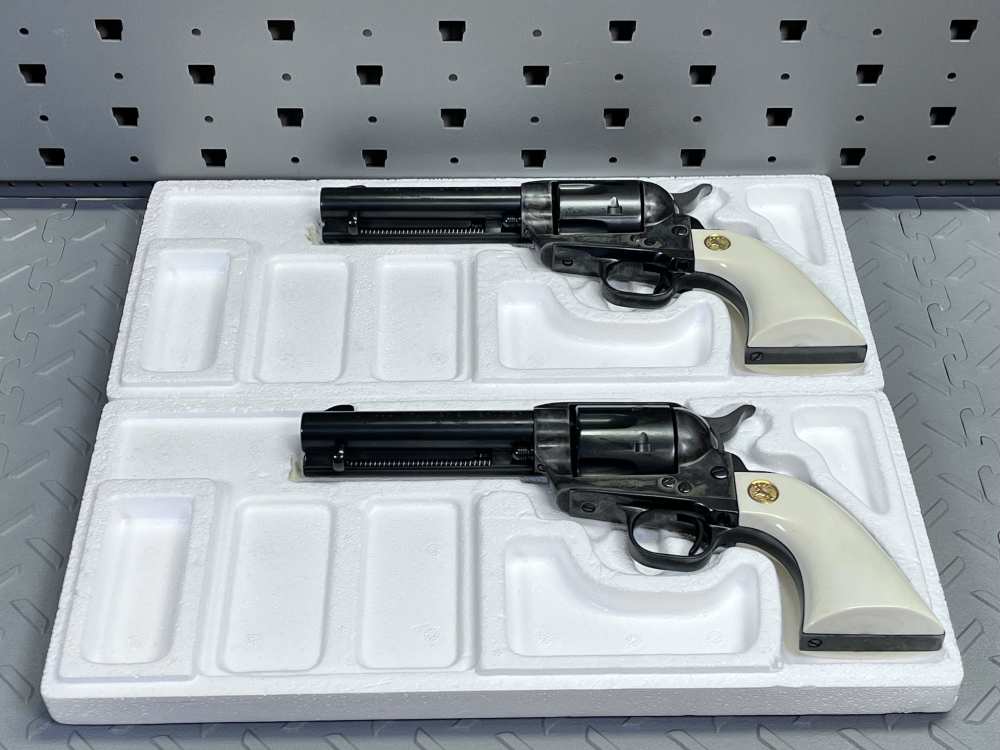 SCARCE SEQUENTIAL SET COLT SAA FRONTIER SIX SHOOTER 4 3/4" .44-40 NO CC FEE-img-22