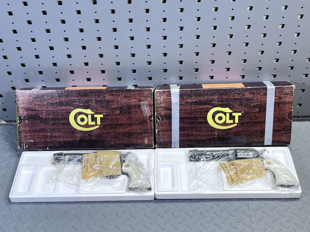 SCARCE SEQUENTIAL SET COLT SAA FRONTIER SIX SHOOTER 4 3/4" .44-40 NO CC FEE-img-25