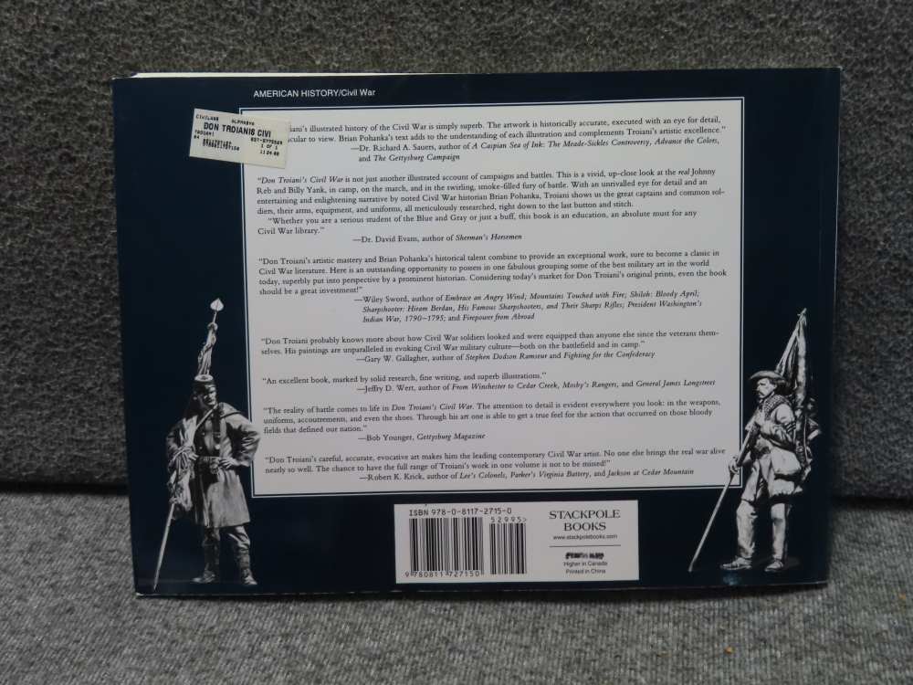 DON TROIANI'S CIVIL WAR, HISTORICAL PAINTING PAPERBACK BOOK-BEAUTIFUL -img-1
