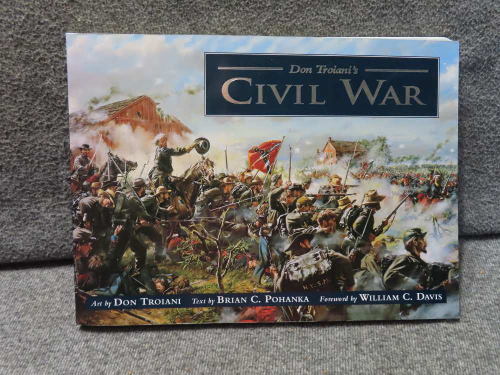 DON TROIANI'S CIVIL WAR, HISTORICAL PAINTING PAPERBACK BOOK-BEAUTIFUL -img-0