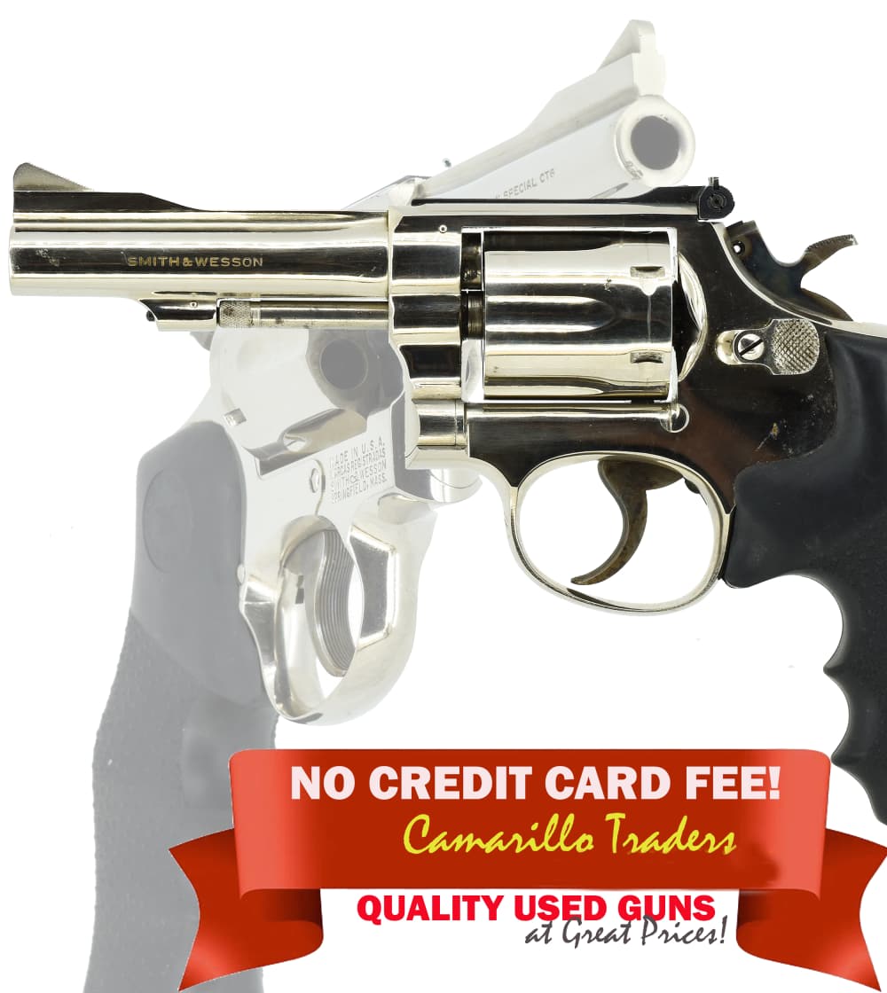 Smith & Wesson 15-3 .38-special 4-inch Nickel Combat Masterpiece 1969 -img-0