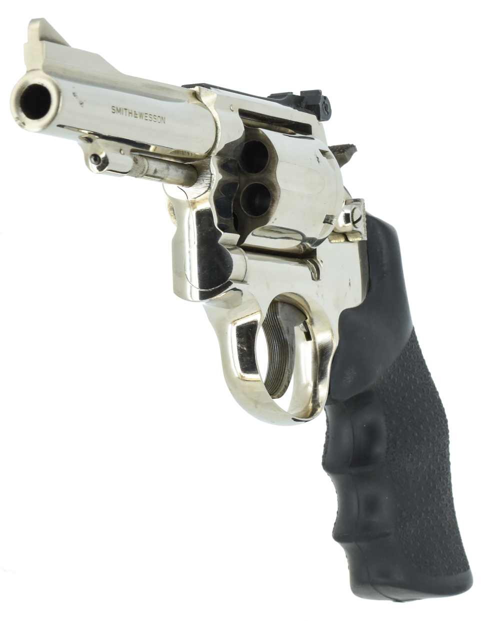 Smith & Wesson 15-3 .38-special 4-inch Nickel Combat Masterpiece 1969 -img-10