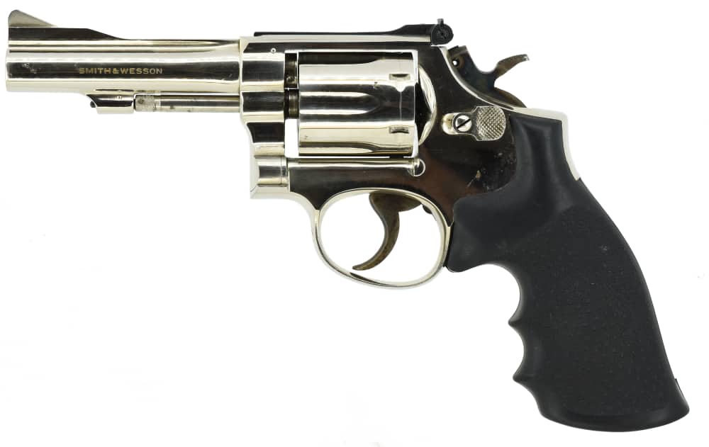 Smith & Wesson 15-3 .38-special 4-inch Nickel Combat Masterpiece 1969 -img-9