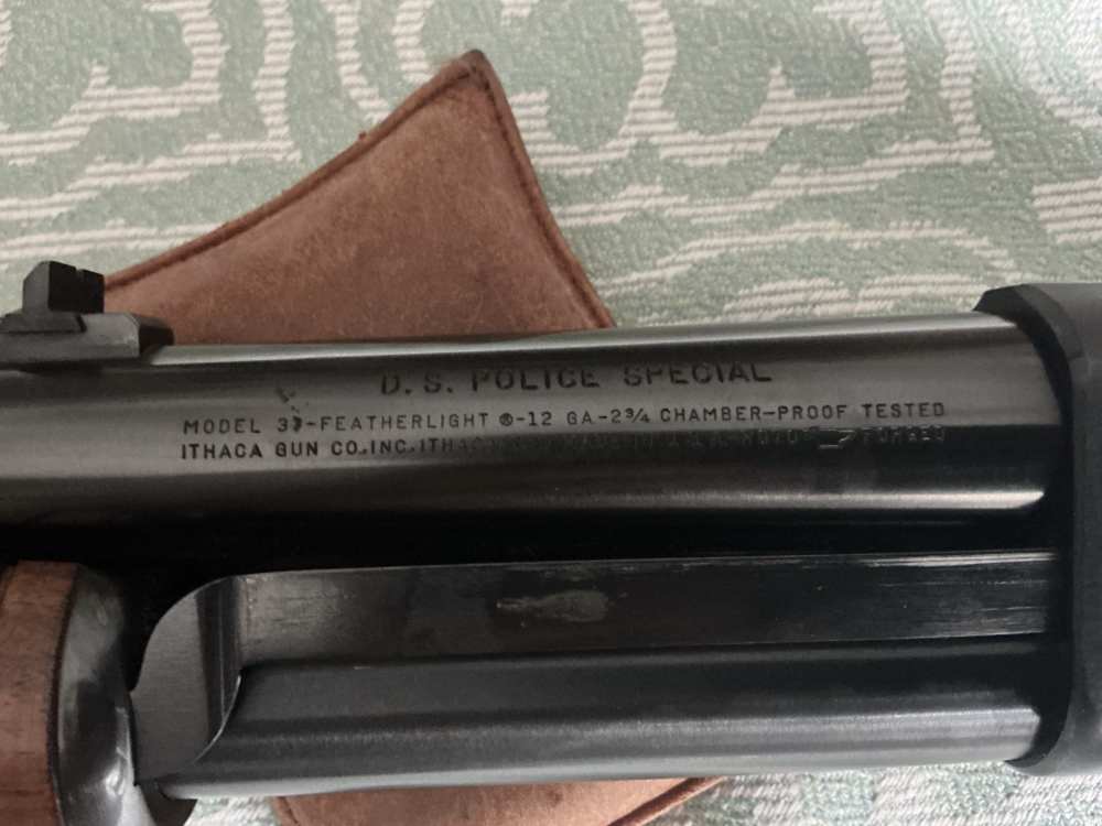 Ithaca M37 .12 Ga Shotgun “1946 WW2 Trench S/N983573” D.S. Police Assembly -img-14