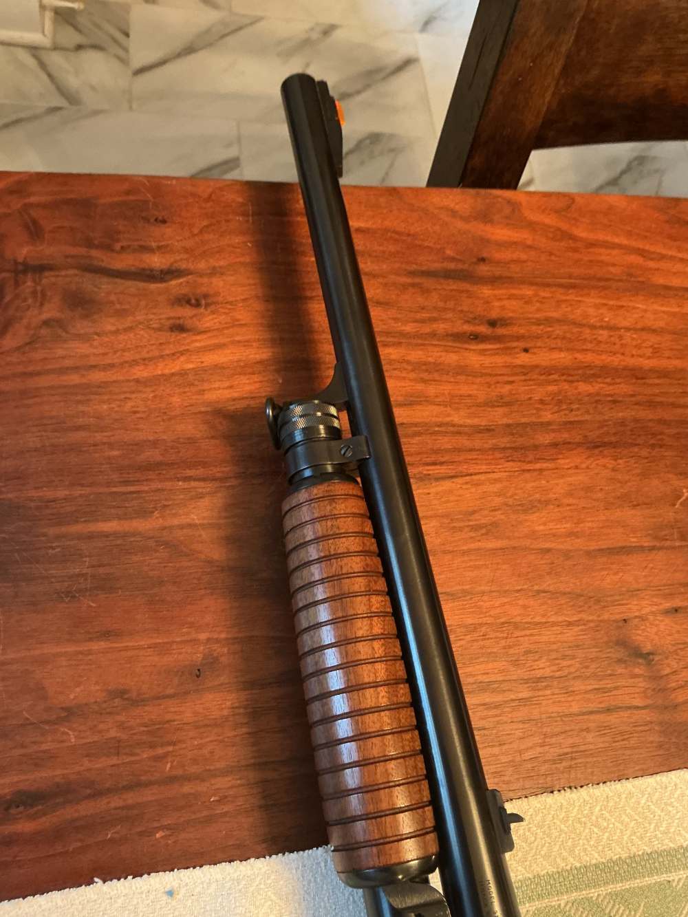 Ithaca M37 .12 Ga Shotgun “1946 WW2 Trench S/N983573” D.S. Police Assembly -img-5