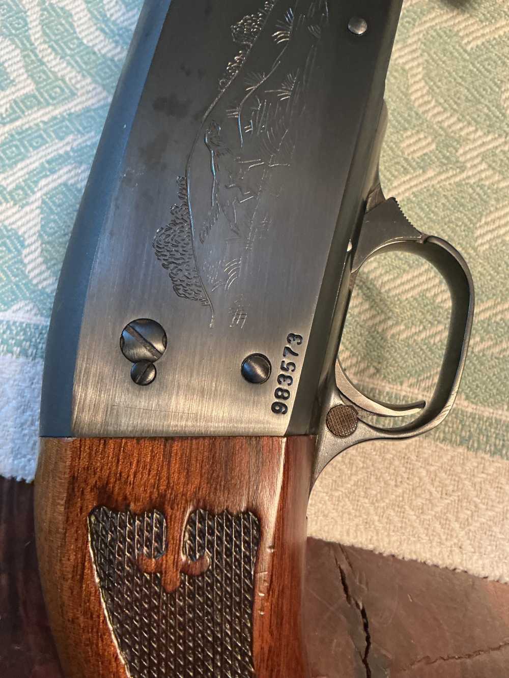 Ithaca M37 .12 Ga Shotgun “1946 WW2 Trench S/N983573” D.S. Police Assembly -img-12