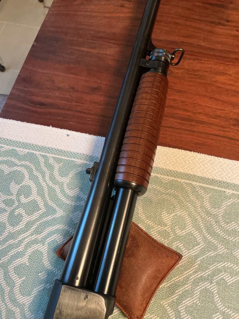 Ithaca M37 .12 Ga Shotgun “1946 WW2 Trench S/N983573” D.S. Police Assembly -img-10
