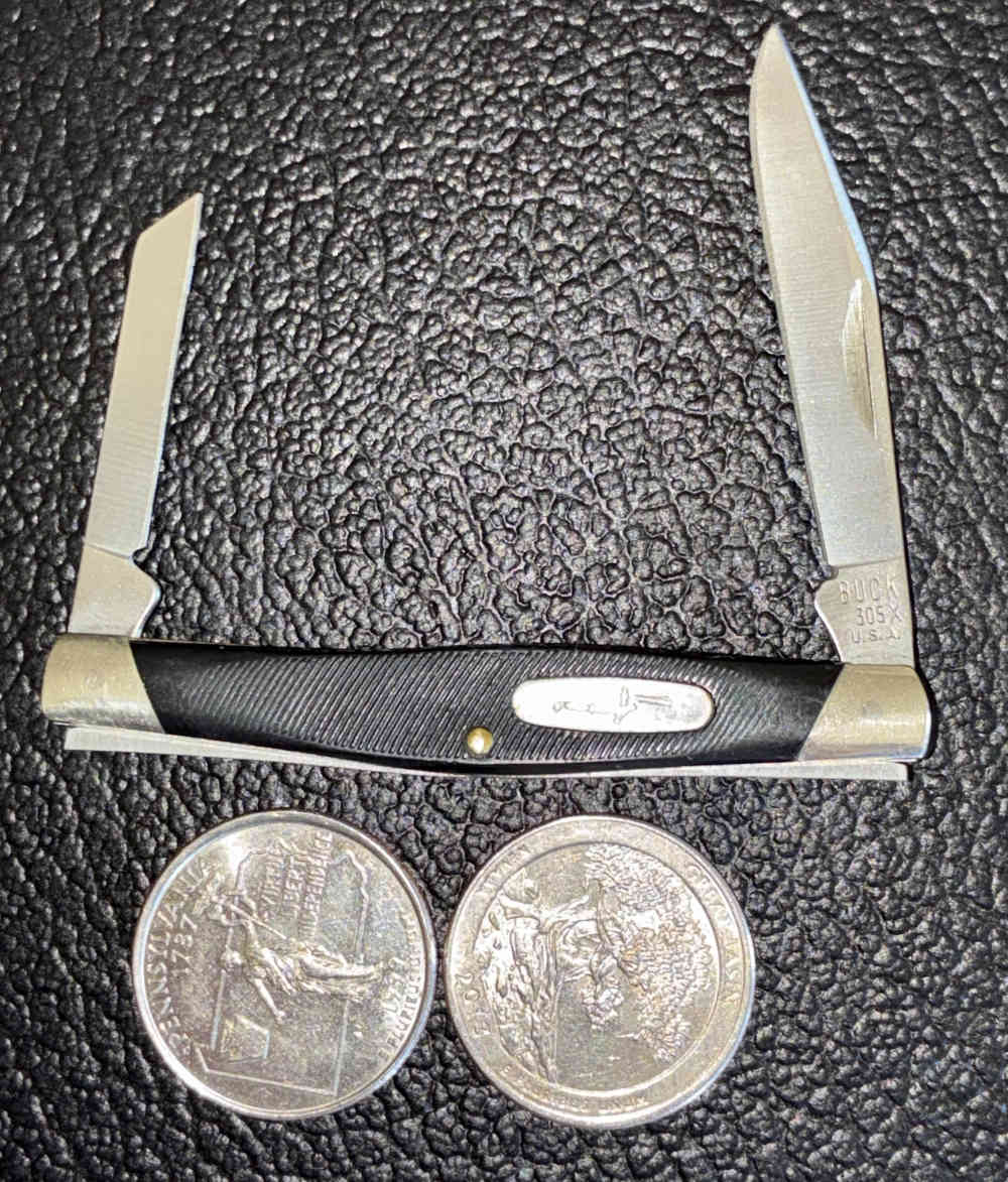 Buck 305X USA 2-Blade Small Knife-img-0