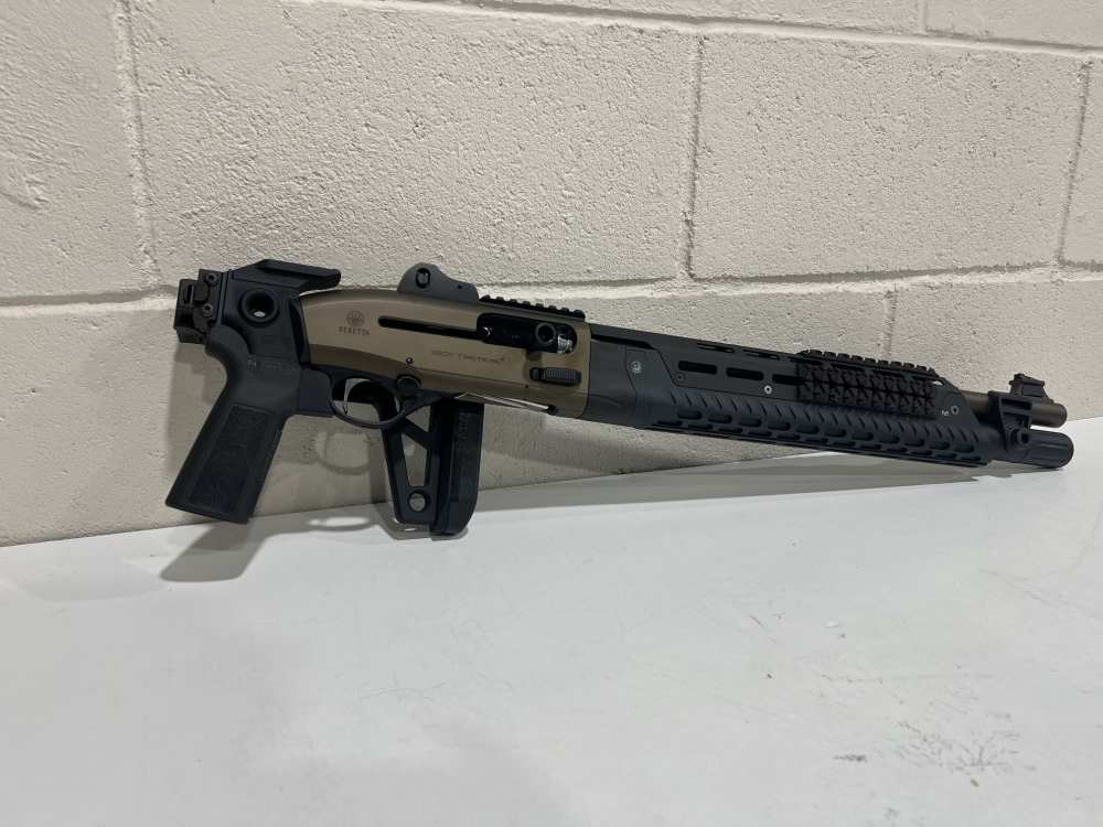 sale! $500 OFF! Langdon Tactical Beretta 1301, Chisel Folding Stock, Bronze-img-3