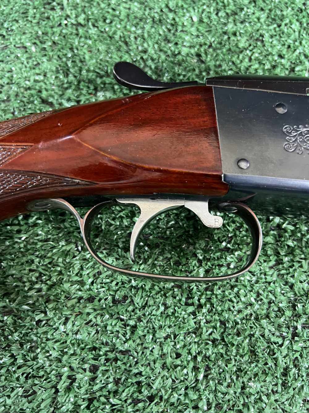Krieghoff K-32 Trap 12g 28” Barrels Mfg 1966 leather case MINT!-img-54