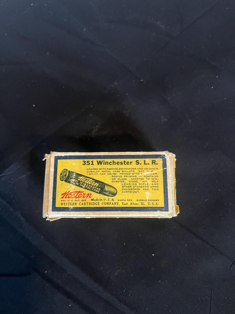 Obsolete Minty  Winchester  Model 1907  351 Ammo Lot-img-10