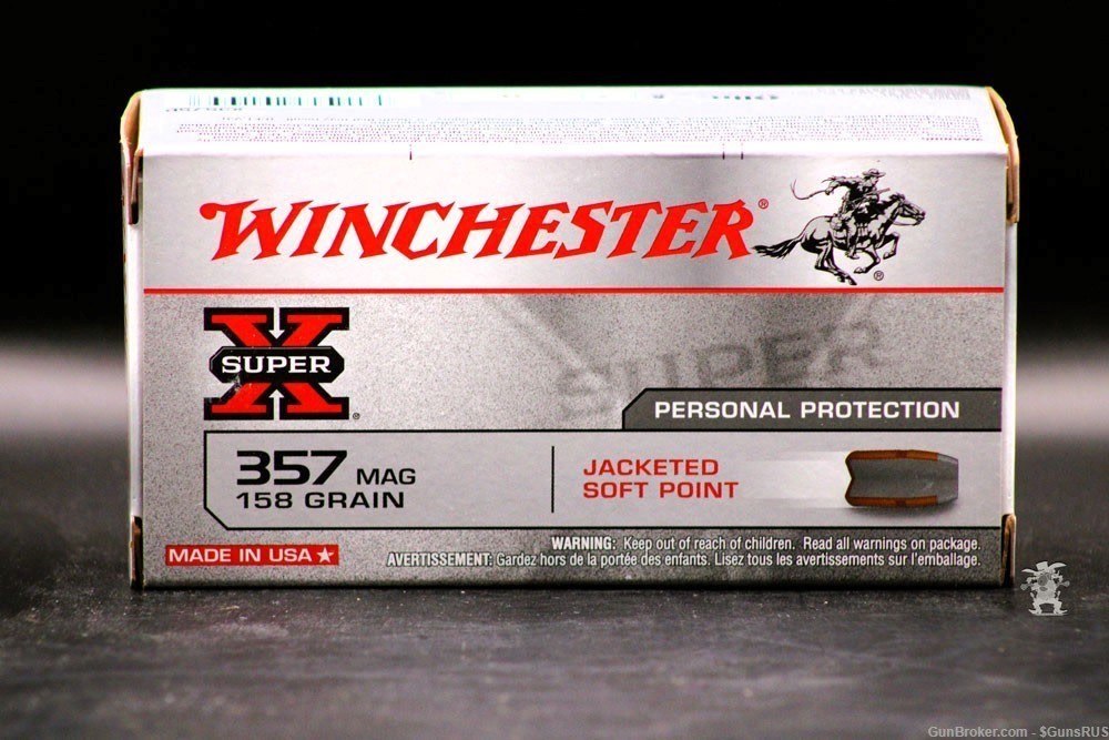 WINCHESTER SUPER-X Personal Defense 357 Magnum 158 Gr Protection JSP 50 Rds-img-2
