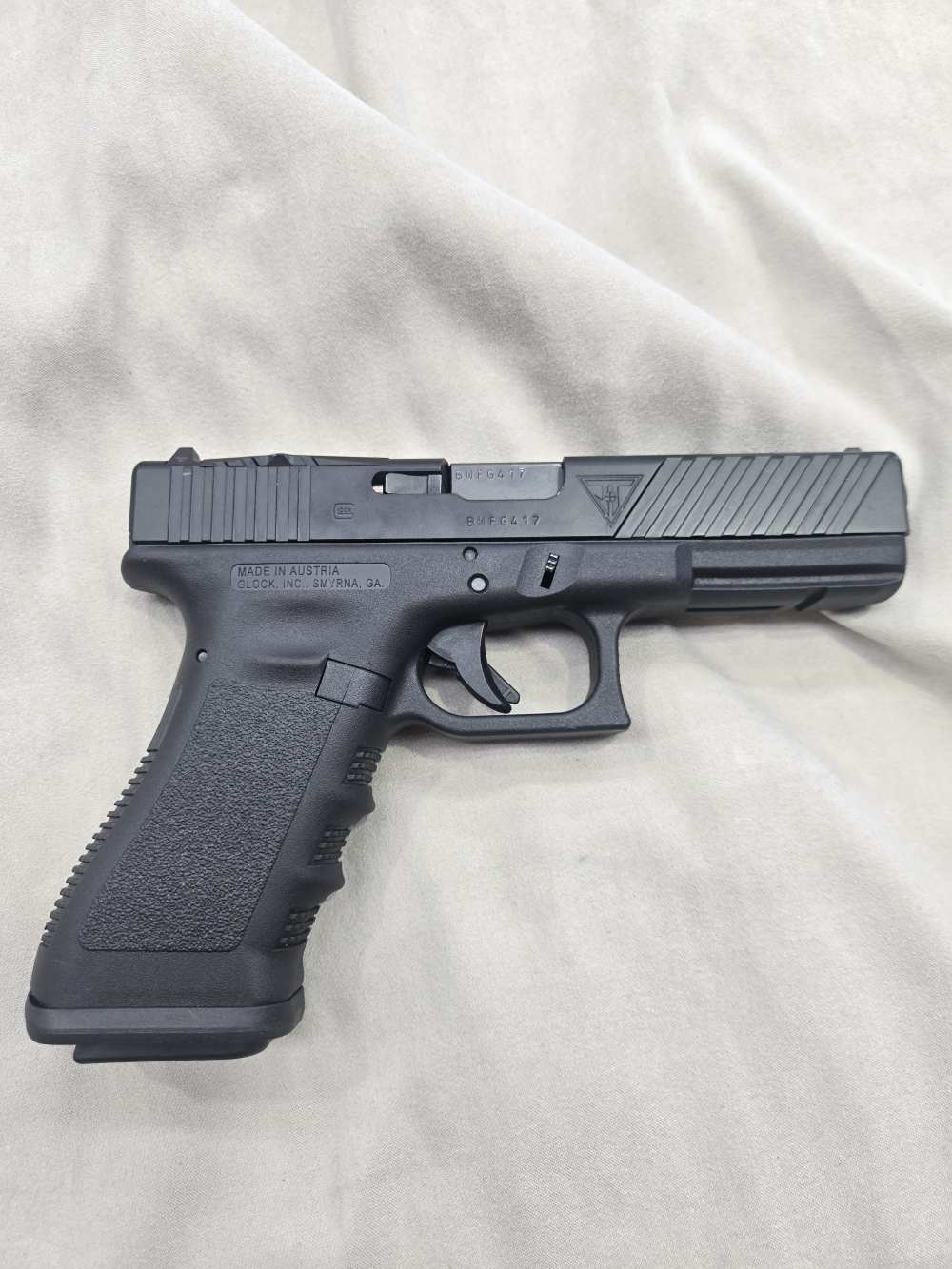 Glock 17 Gen 3 9mm Juggernaut Tactical G3 Slide Mod RMR Cut Level 2-img-1