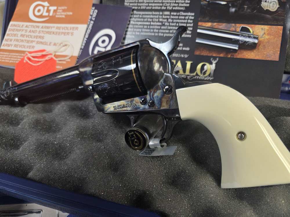 COLT SAA 45CAL TOM THREEPERSONS (GENUINE)IVORY GRIPS FACTORY NEW ON SALE -img-17