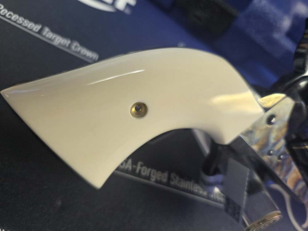 COLT SAA 45CAL TOM THREEPERSONS (GENUINE)IVORY GRIPS FACTORY NEW ON SALE -img-3