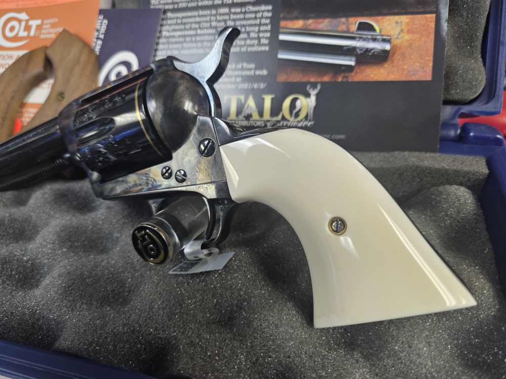 COLT SAA 45CAL TOM THREEPERSONS (GENUINE)IVORY GRIPS FACTORY NEW ON SALE -img-19