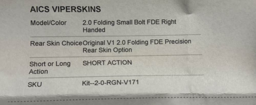 AICS 2.0 folding chassis fde skins new Victor Co SA-img-1