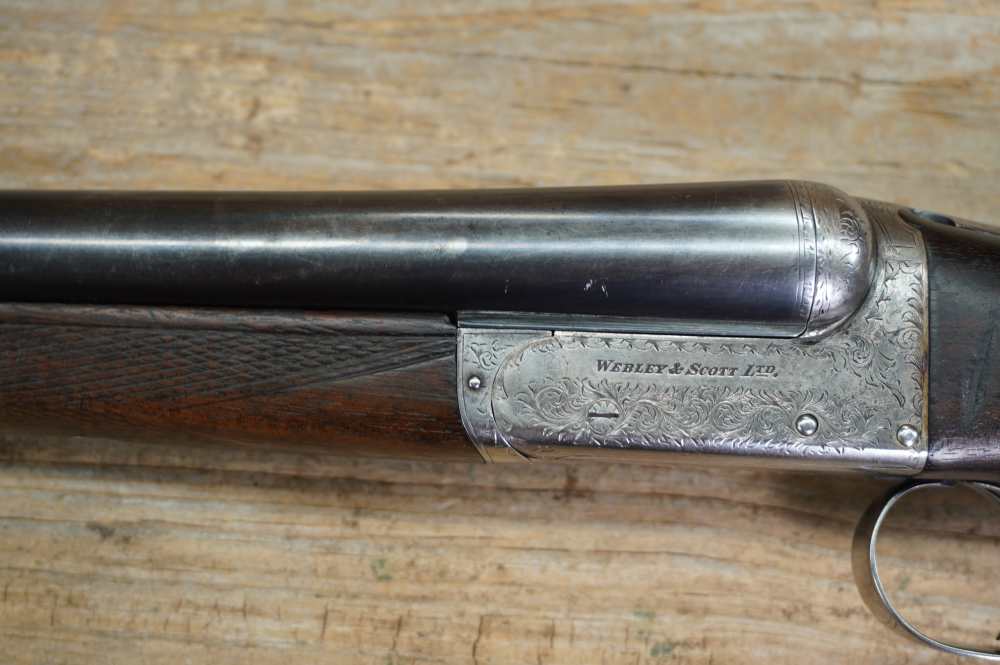 Webley & Scott SxS Double 12ga Birmingham 28in English C&R ok-img-30
