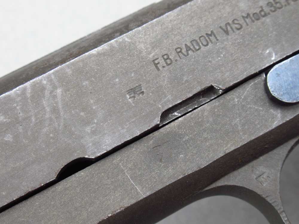 Very rare Last ditch 1945 German Radom VIS WWII pistol 9mm Luger p38-img-18