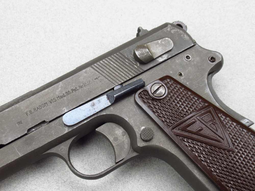 Very rare Last ditch 1945 German Radom VIS WWII pistol 9mm Luger p38-img-8