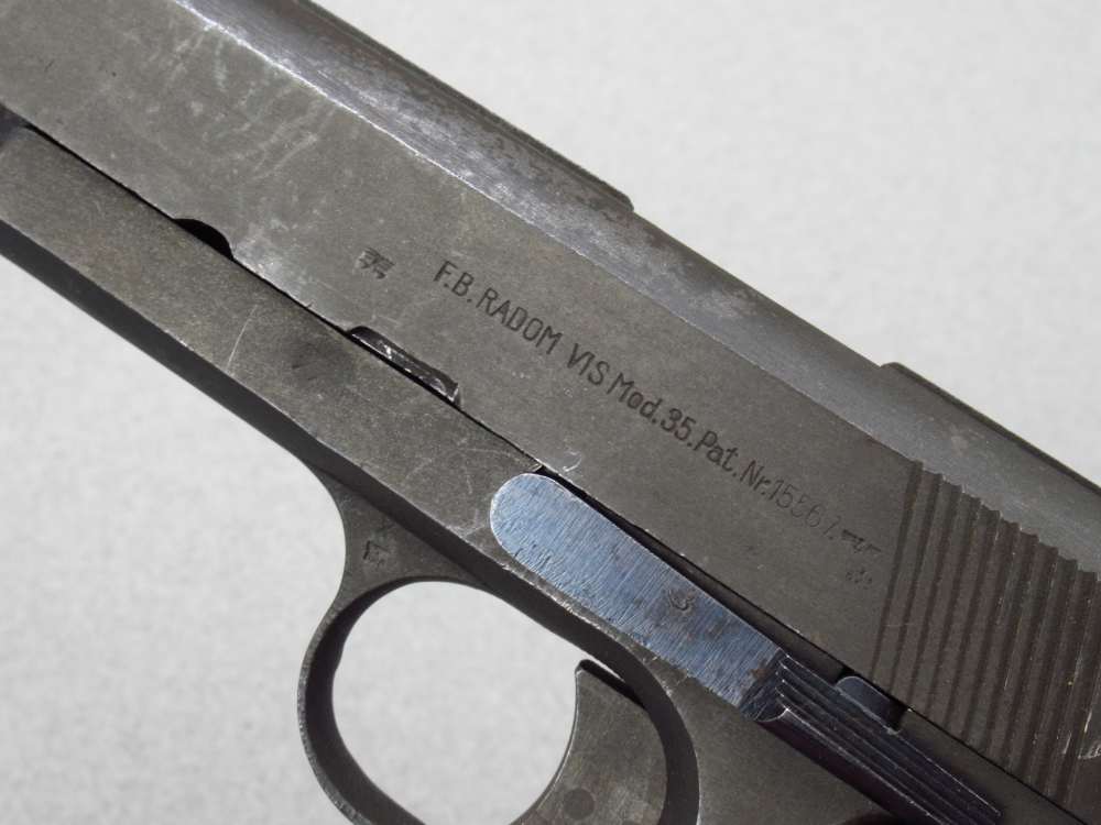 Very rare Last ditch 1945 German Radom VIS WWII pistol 9mm Luger p38-img-12