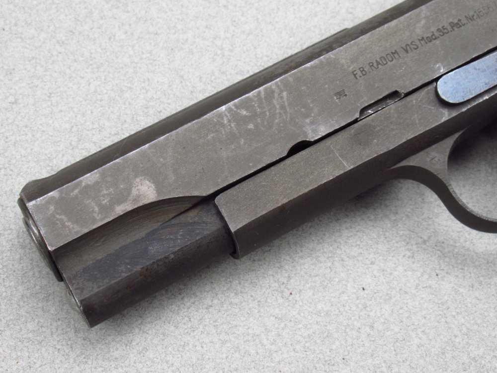 Very rare Last ditch 1945 German Radom VIS WWII pistol 9mm Luger p38-img-7
