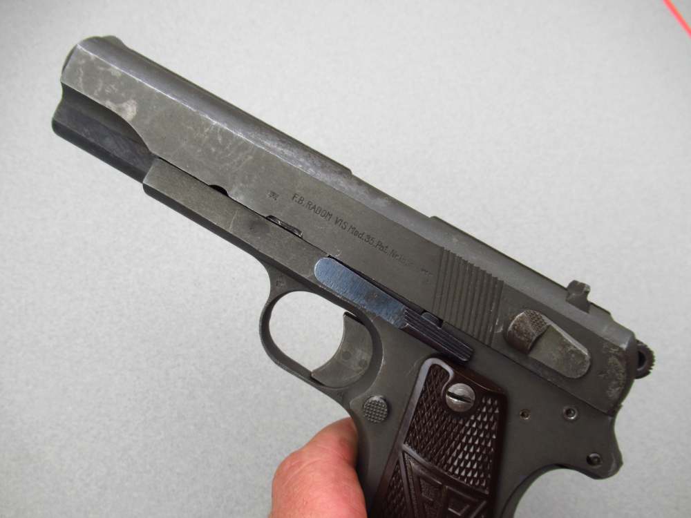 Very rare Last ditch 1945 German Radom VIS WWII pistol 9mm Luger p38-img-10