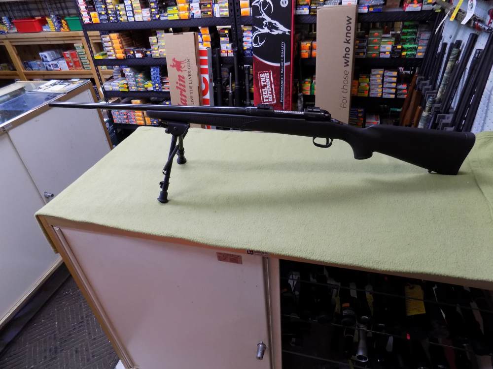 Savage Model 11 Bolt Action Rifle in 22-250 CAL, 22" BBL, Harris Bi-Pod -img-0