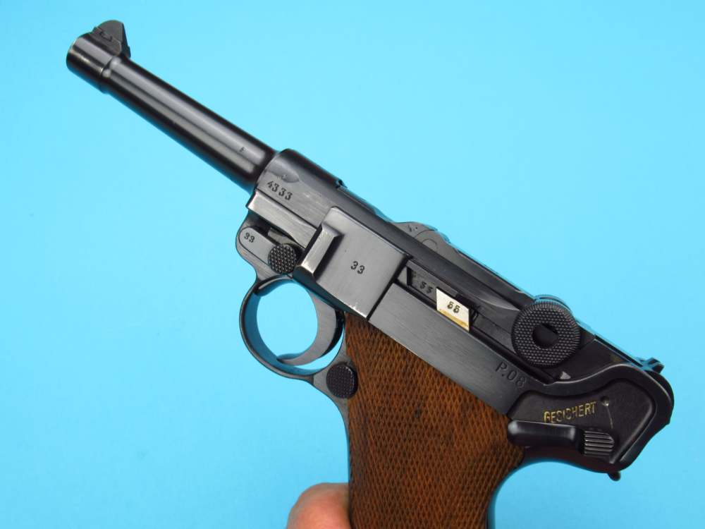High condition 1941 WWII German Luger BYF41 Mauser P08 9mm P38-img-11