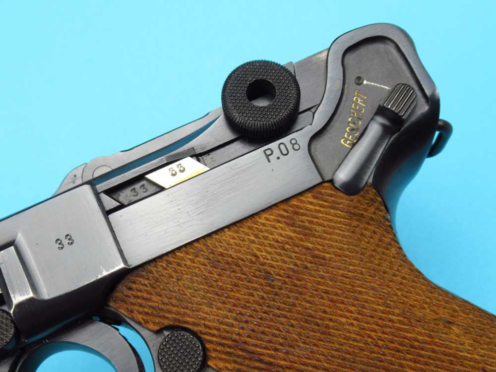 High condition 1941 WWII German Luger BYF41 Mauser P08 9mm P38-img-24