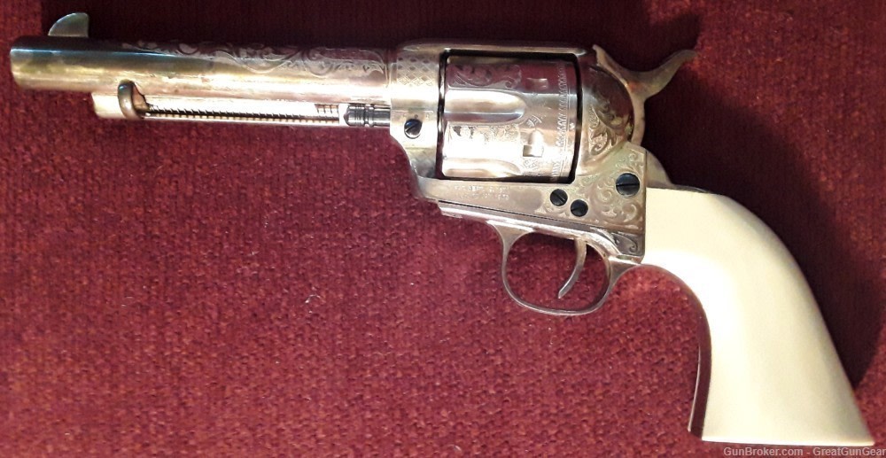 Uberti Cimarron Model P Colt Single Action Army SAA Revolver Cal. 45 Colt-img-3