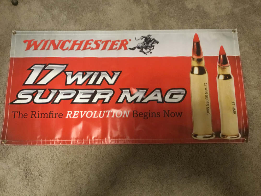 Winchester Ammo Banner Showing .17 Win.Super Mag and .17HMR-img-0